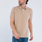 Lucas Short Sleeve Polo Shirt // Beige (2XL)