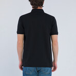 Cole Short Sleeve Polo Shirt // Black (S)