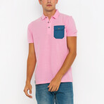 Conner Short Sleeve Polo Shirt // Pink (3XL)