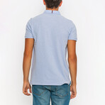 Hunter Short Sleeve Polo Shirt // Blue (L)