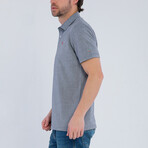 Damian Short Sleeve Polo Shirt // Gray (L)