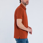 Jared Short Sleeve Polo Shirt // Brick (M)