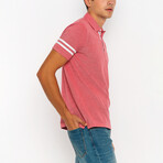 Logan Short Sleeve Polo Shirt // Bordeaux (S)