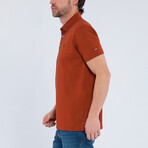 Jared Short Sleeve Polo Shirt // Brick (L)