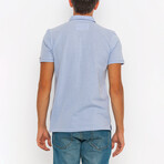 Zach Short Sleeve Polo Shirt // Blue (S)