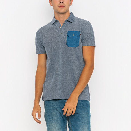 Bennett Short Sleeve Polo Shirt // Navy (S)