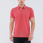 Jonah Short Sleeve Polo Shirt // Red (S)