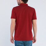 Evan Short Sleeve Polo Shirt // Bordeaux (S)