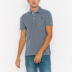 Wesley Short Sleeve Polo Shirt // Navy (M)