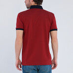 Otis Short Sleeve Polo Shirt // Bordeaux (S)