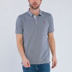 Damian Short Sleeve Polo Shirt // Gray (L)