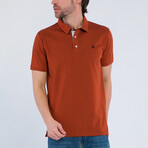 Jared Short Sleeve Polo Shirt // Brick (XL)