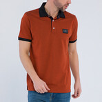 Nathan Short Sleeve Polo Shirt // Brick (S)