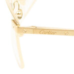 Men's CT0202O-002 Rectangular Eyeglasses // Gold