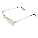 Men's CT0055O-003 Rectangular Eyeglasses // Silver + Black