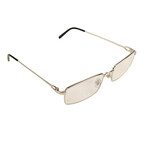 Men's CT0055O-003 Rectangular Eyeglasses // Silver + Black