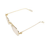 Men's CT0114O-001 Rectangular Eyeglasses // Gold