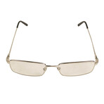 Men's CT0055O-003 Rectangular Eyeglasses // Silver + Black