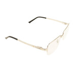 Men's CT0041O-004 Rectangular Eyeglasses // Silver + Black