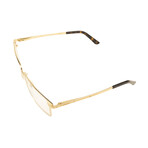 Men's CT0202O-002 Rectangular Eyeglasses // Gold