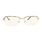 Men's CT0041O-004 Rectangular Eyeglasses // Silver + Black