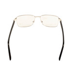 Men's CT0040O-008 Rectangular Eyeglasses // Silver + Black