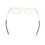 Men's CT0041O-004 Rectangular Eyeglasses // Silver + Black