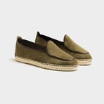 Loafer Espadrilles // Olive Suede (Euro: 44)