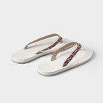 Flip-Flop // Satin Stampa Fantasia (Euro: 40)