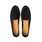 Loafer Espadrilles // Black Suede (Euro: 43)