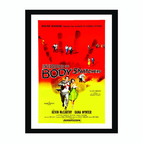 Invasion of Body Snatchers Vintage Movie Poster