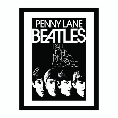 The Beatles Penny Lane Vintage Poster