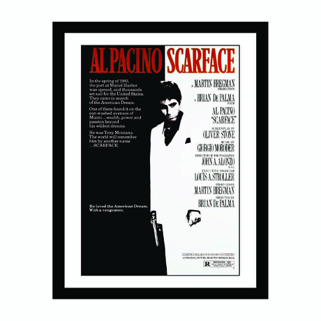 Scarface Vintage Movie Poster