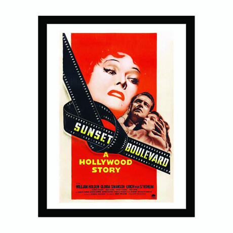 Sunset Boulevard Vintage Movie Poster