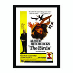 Alfred Hitchcock's "The Birds" Vintage Movie Poster