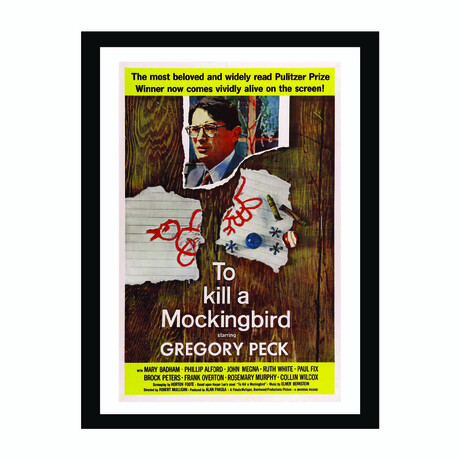 To Kill a Mockingbird Vintage Movie Poster