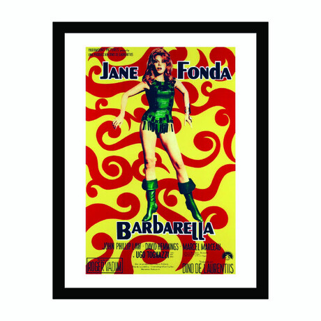 Barbarella starring Jane Fonda - Vintage Movie Poster