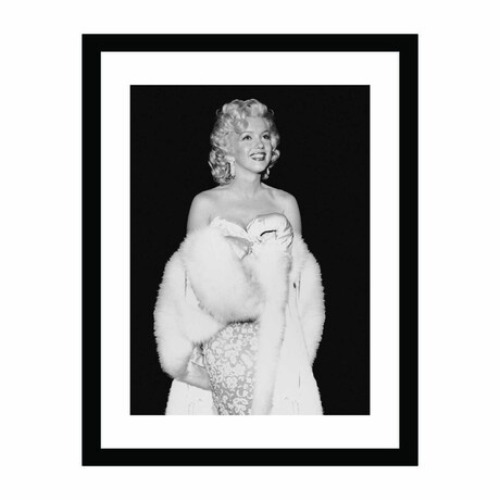 Marilyn Smiling in her Fur Stole