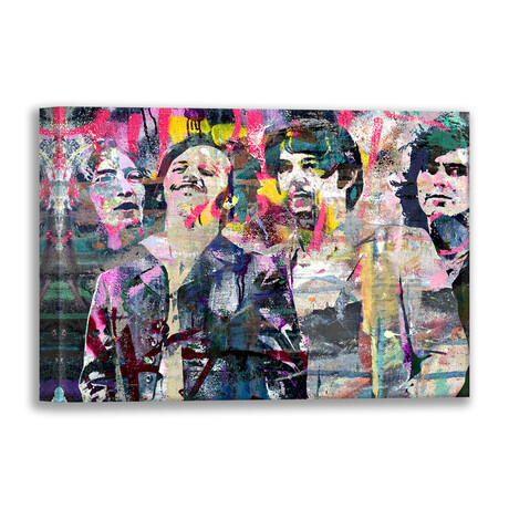 Fab Four (15"H x 18"W x 2"D)