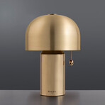 Na Skull Table Light // Travis Barker // Brass