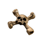 Skull Drum Key // Travis Barker // Polished Brass