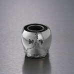 Skull Candle Holder // Travis Barker // Polished Steel