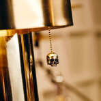 Na Skull Table Light // Travis Barker // Brass