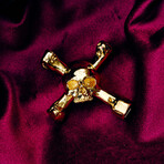 Skull Drum Key // Travis Barker // Polished Brass