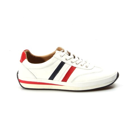 Vincent Sneaker // White + Red + Blue (Euro: 39)