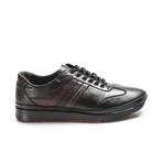 Allen Sneaker // Black + Claret Red (Euro: 45)