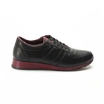 Dennis Sneaker // Black + Claret Red (Euro: 42)