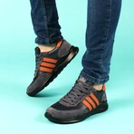 Nelson Sneaker // Black + Fume (Euro: 43)