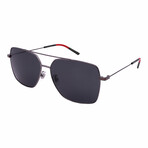 Gucci // Men's GG1053SK-001 Pilot Sunglasses // Ruthenium + Gray