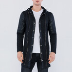 Blake Coat // Black + Anthracite (2XL)